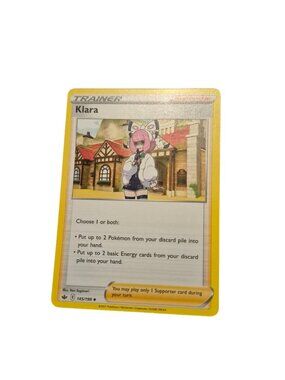 Klara Trainer Pokemon Card 145/198 Supporter Chilling Reign NM